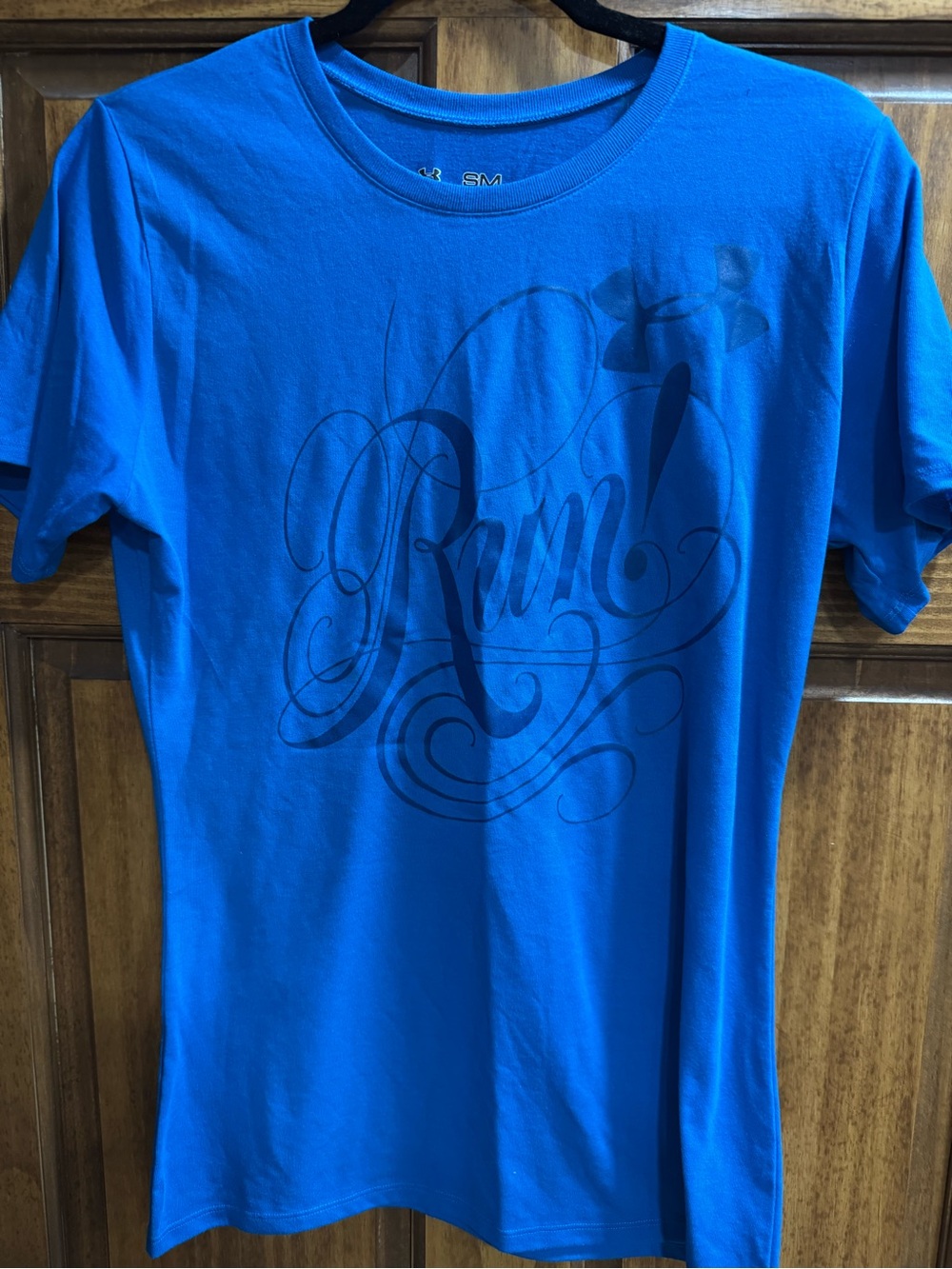 Under Armour Women’s Blue Graphic Logo T‑Shirt